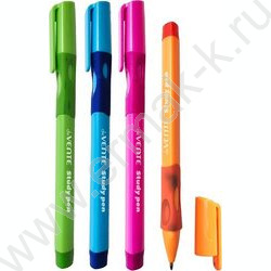 Ручка шар Study Pen. School синяя 0,7мм , обучающая письму, для левшей NEW | Фото 1
