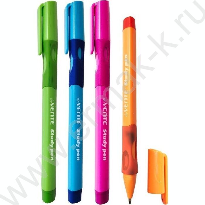 Ручка шар Study Pen. School синяя 0,7мм , обучающая письму, для левшей | Фото 1