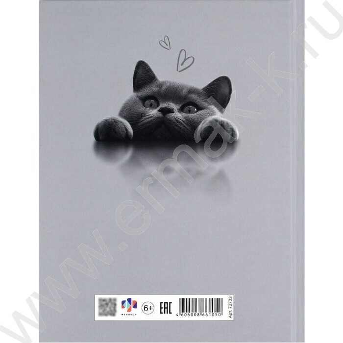 Дневник 1-11кл. /тв.обл./выб. Уф-лак/мат.лам. "Британский кот" NEW | Фото 7