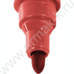 Маркер перм. /красный/ "Basic Budget PM-125"/ 3мм круг NEW | Фото 3