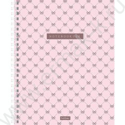 Тетрадь  48л клетка/спираль "Нежные акценты" /перфорация/тиснение/4вида NEW | Фото 2