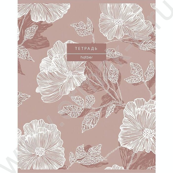Тетрадь  48л клетка/пластик обл. "Дыхание цветов" ассорти NEW | Фото 4