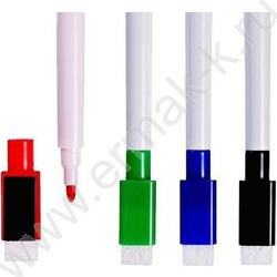 Маркер д/маркерных досок /набор  4цв/ 1мм круг, с магнитом NEW | Фото 2