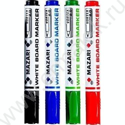 Маркер д/маркерных досок /набор  4цв/ 2-3мм круг NEW | Фото 2