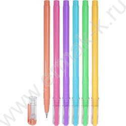 Ручка шар 0,5мм синяя "EasyLine" /рифлёная грип-зона /цвета корпуса пастель. ассорти NEW | Фото 1