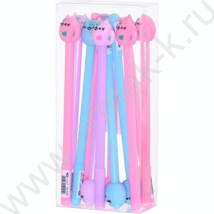 Карандаш ч/гр Вечный.Кошка /яркий, цветной  корпус /ассорти/,прорезиненный наконечник NEW | Фото 2