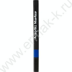 Маркер акриловый /набор 24цв/ на водной основе,1-5мм,с мягкой кистью,круглый чёрный корпус,уп.пл NEW | Фото 4