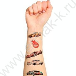 Тату стикеры Транспорт 2л ОПП-упаковка NEW | Фото 3