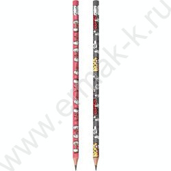 Карандаш ч/гр с ластиком HB Котокафе /тубус NEW | Фото 1