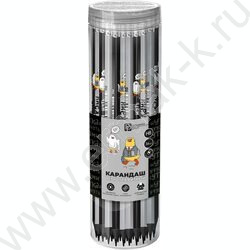 Карандаш ч/гр с ластиком HB Городские истории /тубус NEW | Фото 2