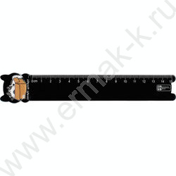 Линейка пл 15см Кот-сокровище NEW | Фото 1