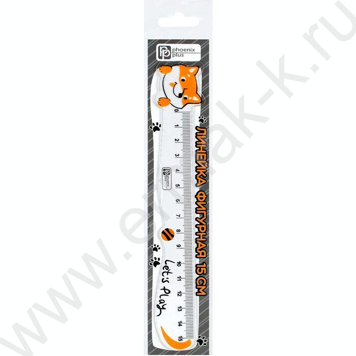 Линейка пл 15см Корги NEW | Фото 2