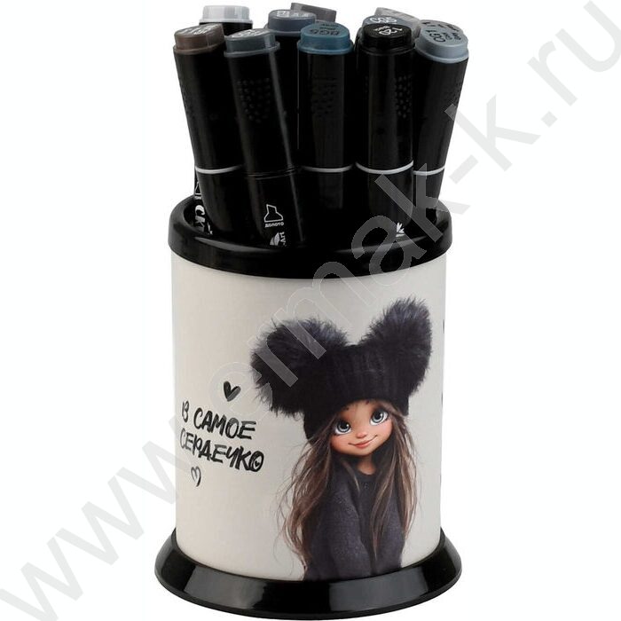 Подставка д/канцелярских принадлежностей  1отд. Девочка в шапке NEW | Фото 5