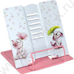 Подставка д/книг метал. Акаварельные зверушки /кол. углов наклона - шесть NEW | Фото 1