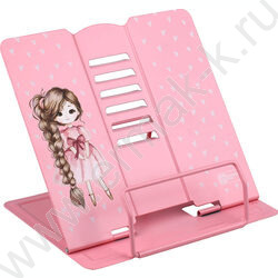 Подставка д/книг метал. Девочка с косой /кол. углов наклона - шесть NEW | Фото 1