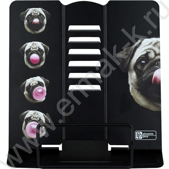 Подставка д/книг метал. Мопс и жвачка /кол. углов наклона - шесть NEW | Фото 2