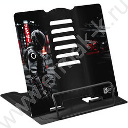 Подставка д/книг метал. Гонщик в шлеме /кол. углов наклона - шесть NEW | Фото 1