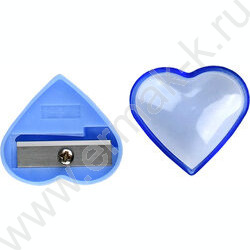 Точилка 1отв. пластик "Розовый мишка" /с контейнером /ассорти NEW | Фото 3