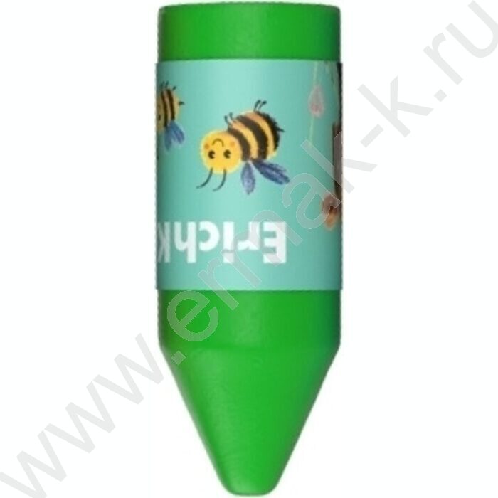 Мелки восковые  4цв Baby Jumbo Bee Wax /утолщенные /круглые, диаметр 25мм /европодвес NEW | Фото 2