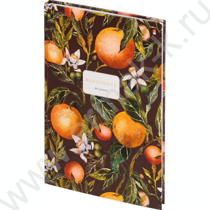 Блокнот  80л А4 тв.обл. "Flora.Paradise.Oranges" NEW | Фото 1