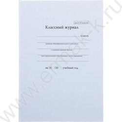 Классный журнал  10-11 класс А4 | Фото 1