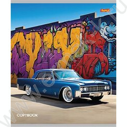 Тетрадь  48л клетка "Авто на фоне граффити" ассорти NEW | Фото 4
