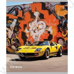 Тетрадь  48л клетка "Авто на фоне граффити" ассорти NEW | Фото 6