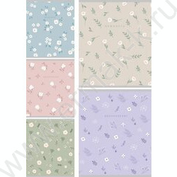 Тетрадь  48л клетка "Нежные цветы" ассорти NEW | Фото 1