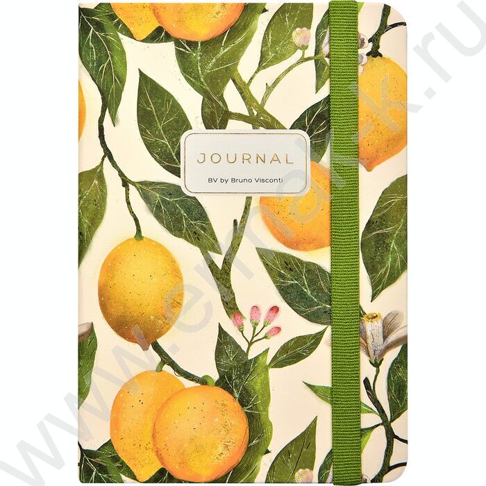 Блокнот 100л А6 "Flora.Paradise.Lemons" линейка,на резинке NEW | Фото 2
