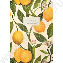Блокнот 100л А6 "Flora.Paradise.Lemons" линейка,на резинке NEW | Фото 3