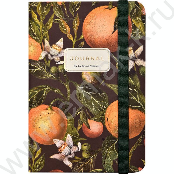 Блокнот 100л А6 "Flora.Paradise.Oranges" линейка,на резинке NEW | Фото 2