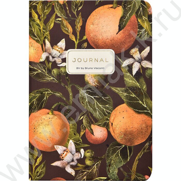 Блокнот 100л А6 "Flora.Paradise.Oranges" линейка,на резинке NEW | Фото 3