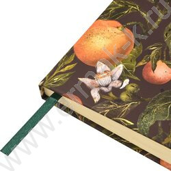 Блокнот 100л А6 "Flora.Paradise.Oranges" линейка,на резинке NEW | Фото 5