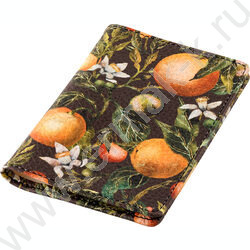 Обложка д/паспорта Flora.Paradise.Oranges /экокожа | Фото 2