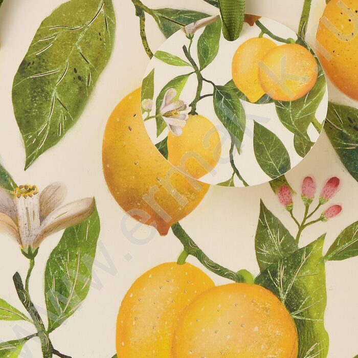 Пакет подарочный бумажный 18*23*10см Flora.Paradise.Lemons NEW | Фото 3