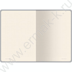 Тетрадь  60л клетка "Flora.Paradaise.Lemons" 80 г/м2 бежевая бумага,обложка иск.кожа NEW | Фото 3