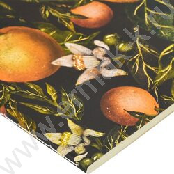 Тетрадь  40л клетка "Flora.Paradaise.Oranges" 70 г/м2 бежевая бумага NEW | Фото 7