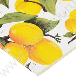 Тетрадь  40л клетка "Flora.Paradaise.Абрикосы" 70 г/м2 бежевая бумага NEW | Фото 7
