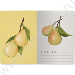 Тетрадь  40л клетка "Flora.Paradaise.Груши" 70 г/м2 бежевая бумага NEW | Фото 3