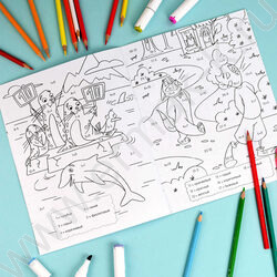 Раскраска-математическая 200*260 Считай в пределах 50 NEW | Фото 7