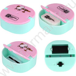 Ластик фигурный "Котокафе" с роликом и контейнером NEW | Фото 2