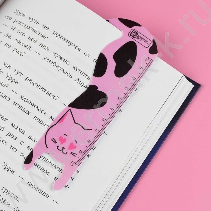 Закладка-линейка "Кошачья эстетика" 10см набор 3шт NEW | Фото 4