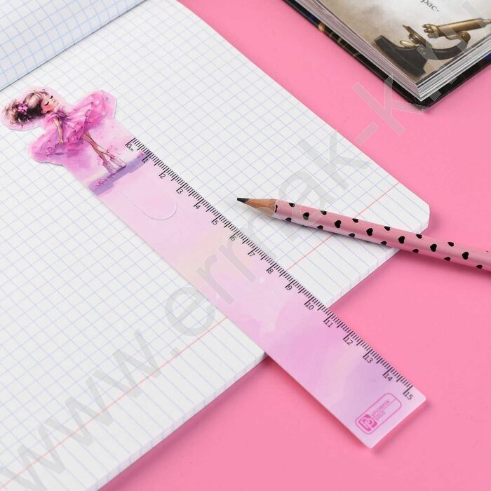 Закладка-линейка "Балерина" 15см набор 3шт NEW | Фото 5