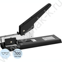 Степлер №23/6, 23/8, 23/10, 23/13  100л настольный, черный NEW | Фото 2