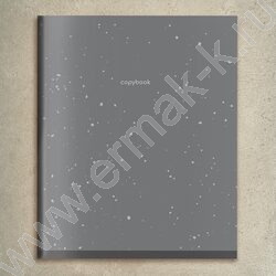 Тетрадь  48л клетка "Оттенки серого-3" /софт-тач/ ассорти NEW | Фото 3