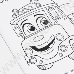 Раскраска А4 Полезные машинки NEW | Фото 6