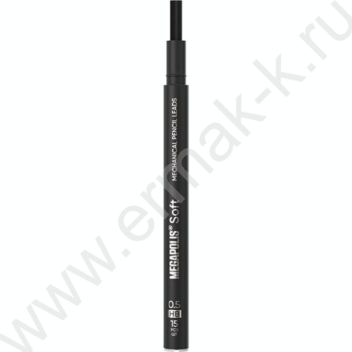 Грифель ч/гр 0,5мм HB Megapolis Soft /15шт NEW | Фото 2