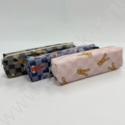 Пенал-косметичка 20*6*7см., "Зайцы" /полиэстер, ассорти | Фото 1