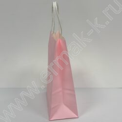 Пакет крафт 21*15*8см. /120гр. /розовый | Фото 2