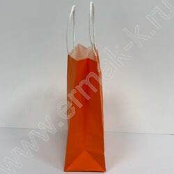 Пакет крафт 21*15*8см. /120гр. /оранжевый | Фото 2